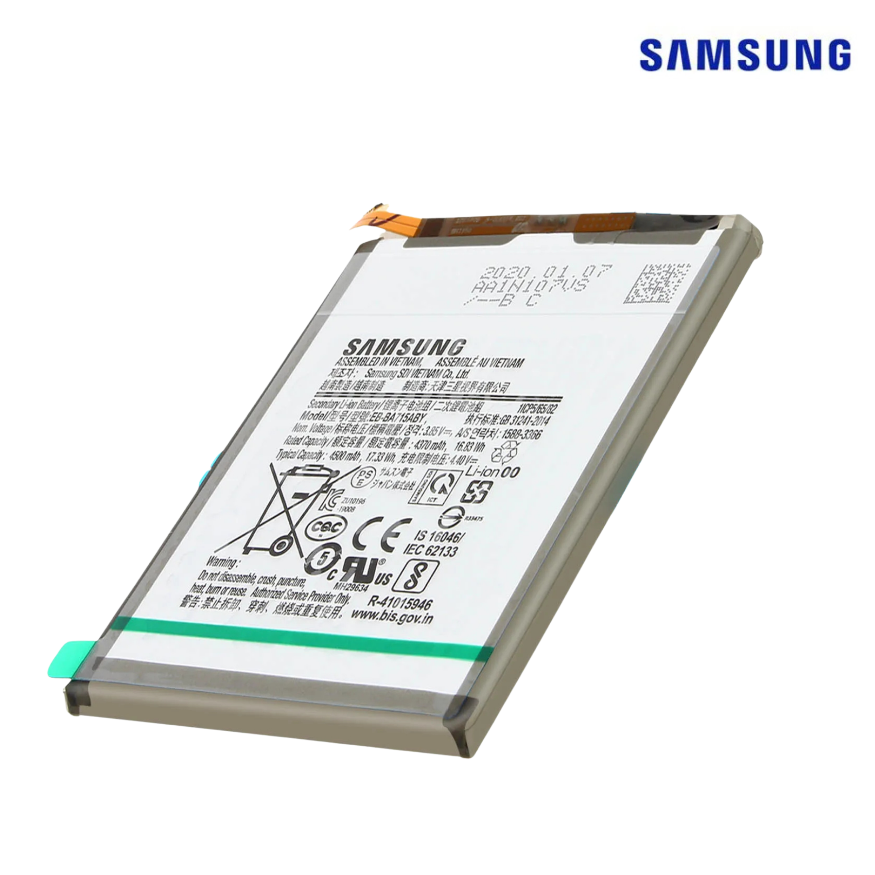 A71 EB-BA715ABY 4500 mAh BATTERY SERVICE PACK